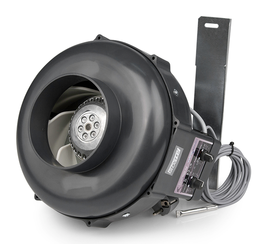  - PK Rohrventilator 125, 400 m³/h, ø 125/100 mm, Temperaturregelung -  