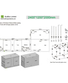 BudBox LITE 120x240x200 cm