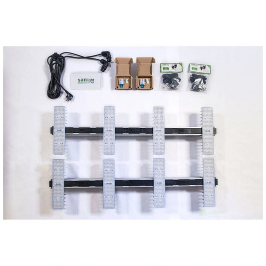 SANlight EVO LED Set EVO4-120 1.5 | Lampenaufhängung | Dimmer und Kabel | 530 Watt | 725 µmol/s