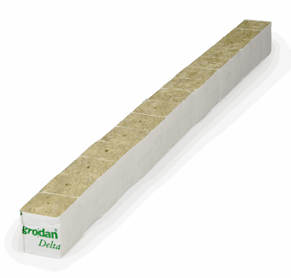  - Grodan Miniblock, MM 40/40, passt in Art. 102819, 4 x 4 cm, 1 St. à 15 Würfel -  