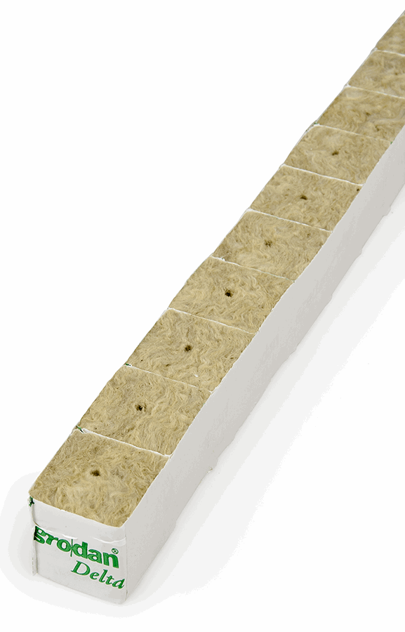  - Grodan Miniblock, MM 40/40, passt in Art. 102819, 4 x 4 cm, 1 St. à 15 Würfel -  