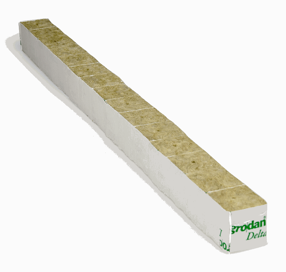  - Grodan Miniblock, MM 40/40, passt in Art. 102819, 4 x 4 cm, 1 St. à 15 Würfel -  