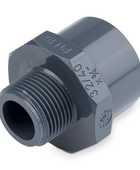  - PVC-Anschlussverschraubung, 3/4 Zoll AG, 32 mm -  