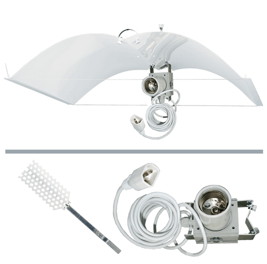  - Adjust-A-Wings Defender M mit Super Spreader M und Fassung mit 4m IEC-Connector-Kabel -  