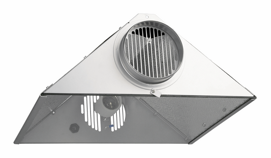  - Air Cool Reflektor, mit Glasplatte, E40-Fassung, 125 mm, 45 x 45 x 18 cm -  