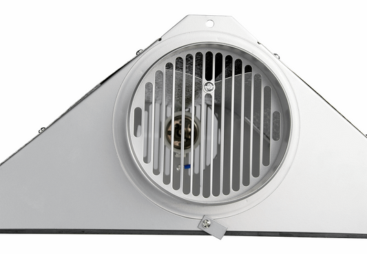  - Air Cool Reflektor, mit Glasplatte, E40-Fassung, 125 mm, 45 x 45 x 18 cm -  