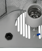  - Air Cool Reflektor, mit Glasplatte, E40-Fassung, 125 mm, 45 x 45 x 18 cm -  