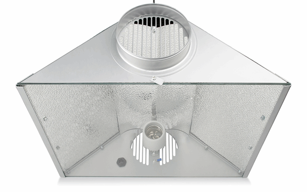  - Air Cool Reflektor, mit Glasplatte, E40-Fassung, 125 mm, 45 x 45 x 18 cm -  