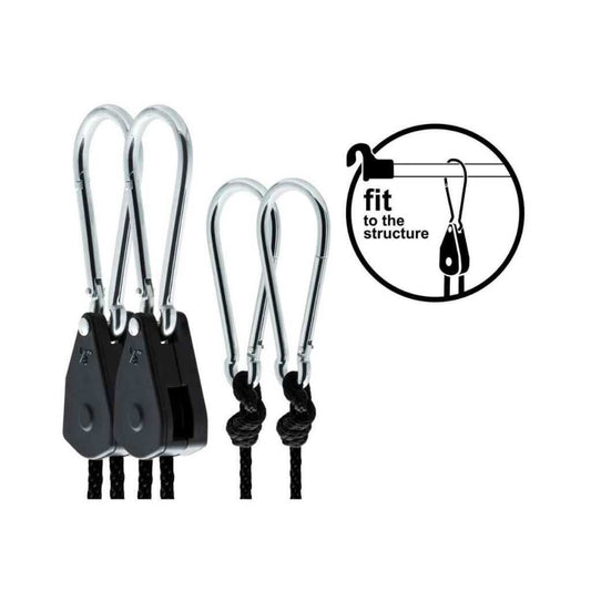  - Aufhängung | Pro Set 68 kg | großer Karabiner | Garden Highpro -  