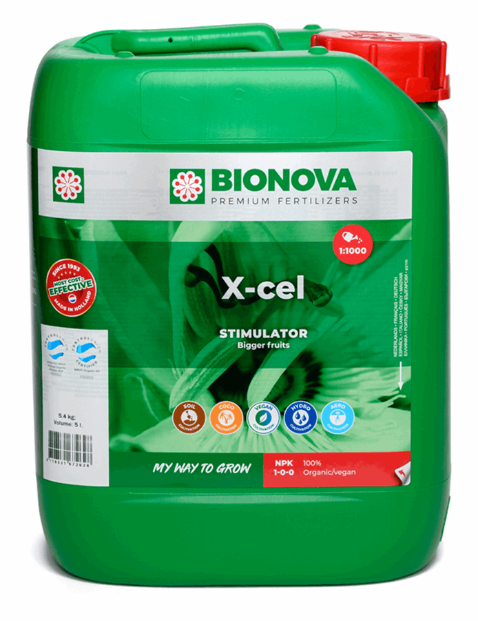  - BIO NOVA X-Cel, Wachstums- und Blütenstimulator, 5 L -  