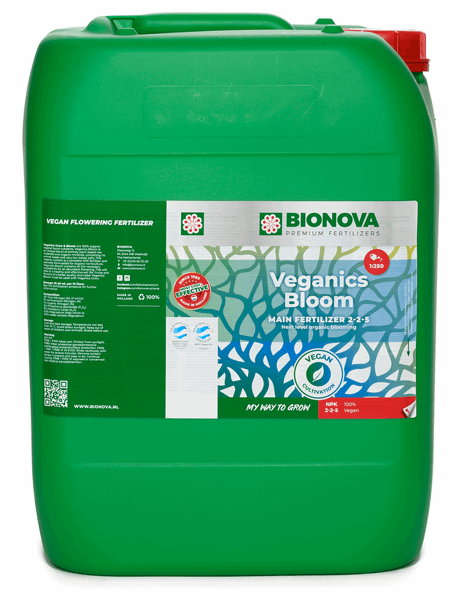  - Bio Nova Veganics Bloom 2-2-5, 20 l -  