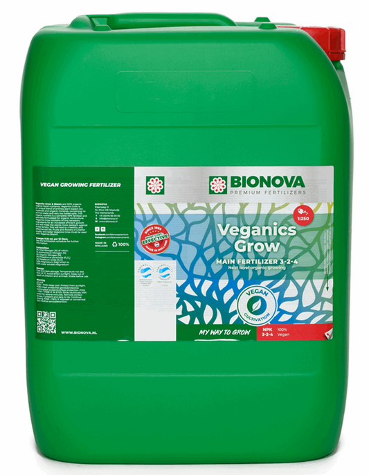  - Bio Nova Veganics Grow 3-2-4, 20 l -  