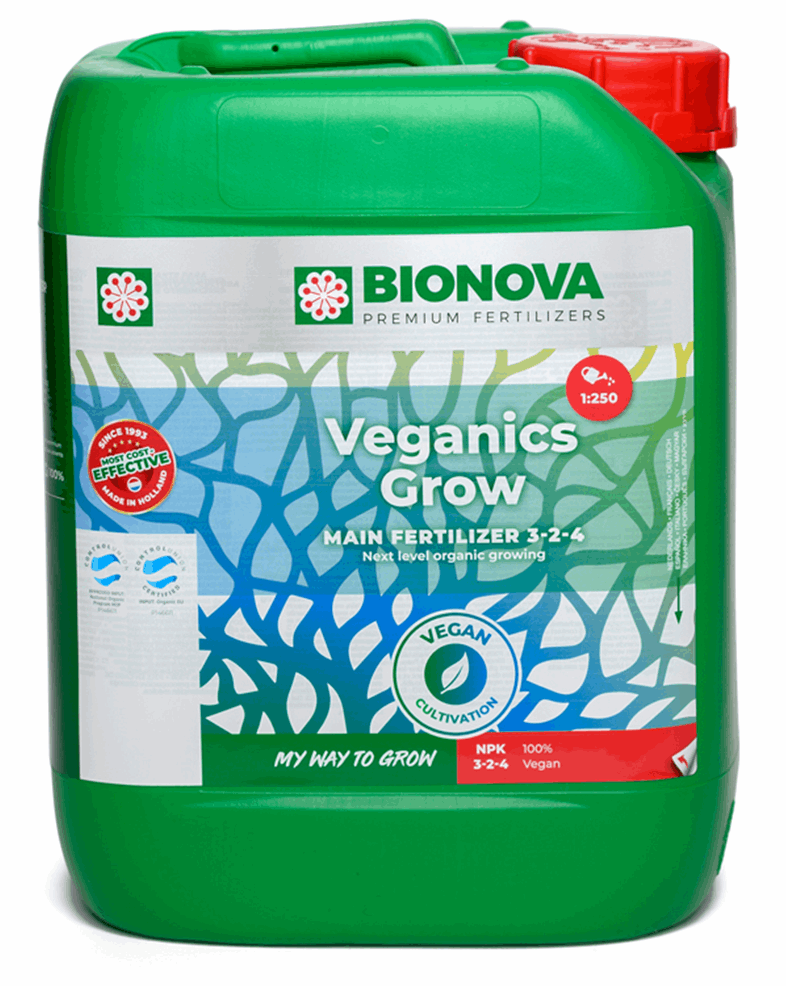  - Bio Nova Veganics Grow 3-2-4, 5 l -  