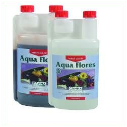  - CANNA Aqua Flores A und B, Blütedünger, je 1 L -  