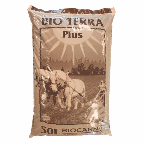  - CANNA Bio Terra Plus, vorgedüngte Topferde, 50 L -  