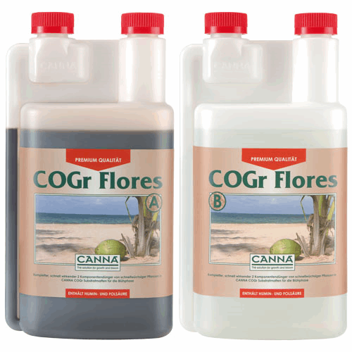  - CANNA COGr Flores A und B, Blütedünger, je 1 L -  