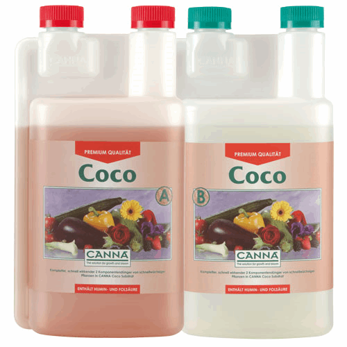  - CANNA Coco A und B, für Wachstums- und Blütephase, je 1 L -  