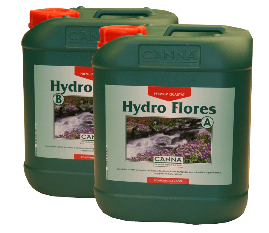  - CANNA Hydro Flores A&B (Weiches Wasser) je 10 L -  