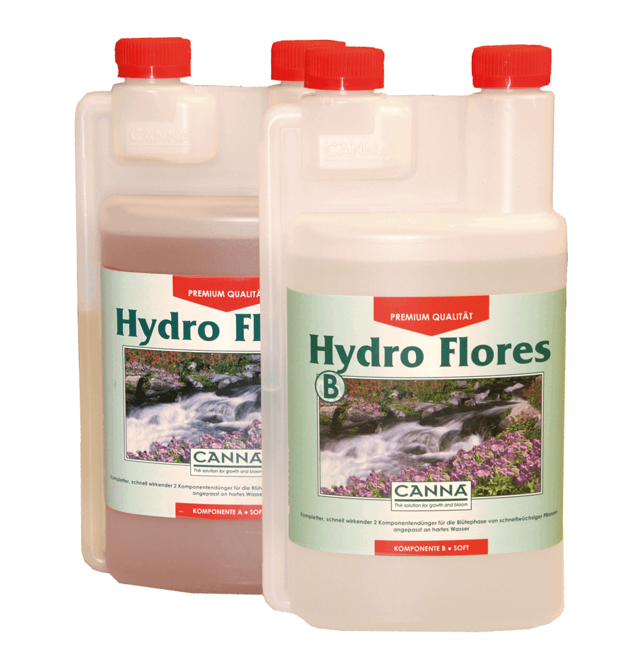  - CANNA Hydro Flores A&B (Weiches Wasser) je 1 L -  