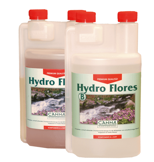  - CANNA Hydro Flores A&B (Weiches Wasser) je 1 L -  
