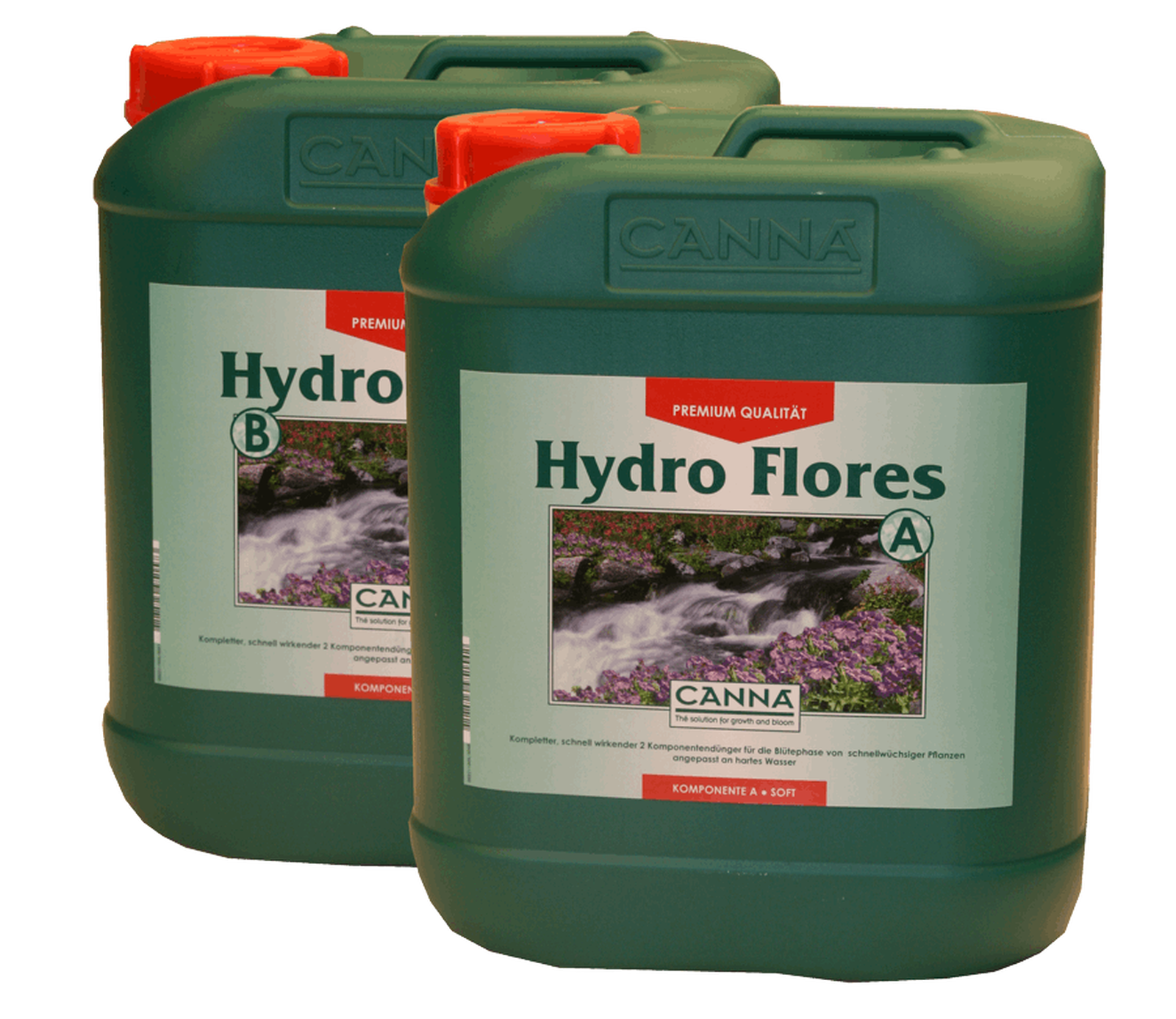  - CANNA Hydro Flores A&B (Weiches Wasser) je 5 L -  