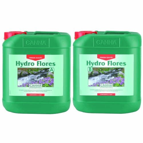  - CANNA Hydro Flores A und B, Blütedünger, je 5 L -  