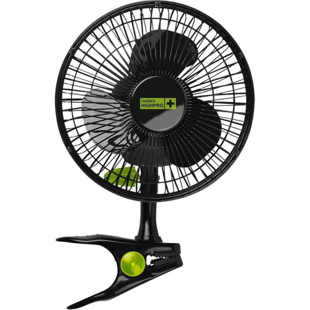  - Clip Ventilator | 12 Watt | Ø20cm mit Stangenclip | Garden Highpro -  