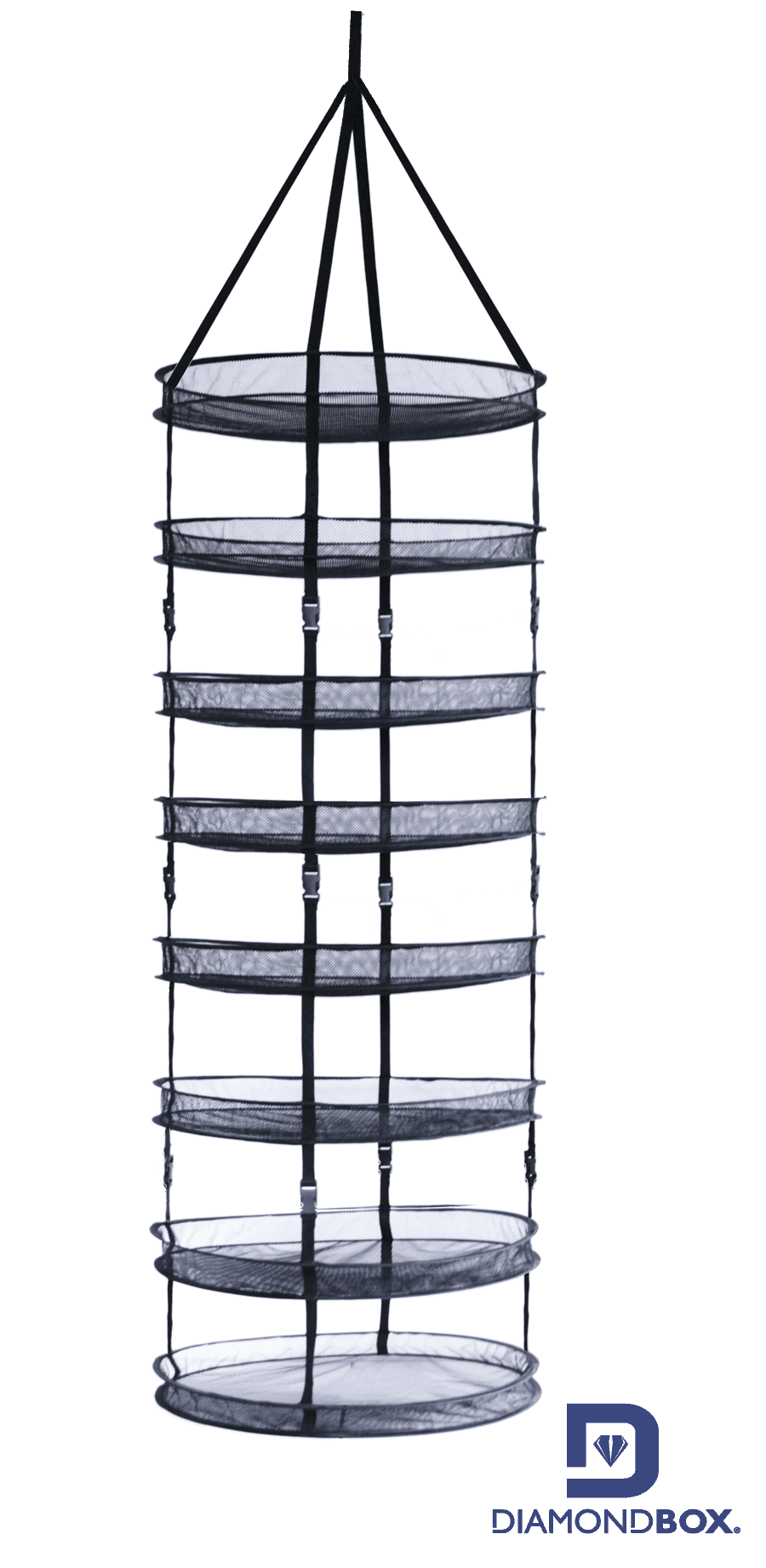  - DiamondBox Trockennetz, Drynet - CLIPPED, offen, Ø90 cm, 8 Ebenen -  