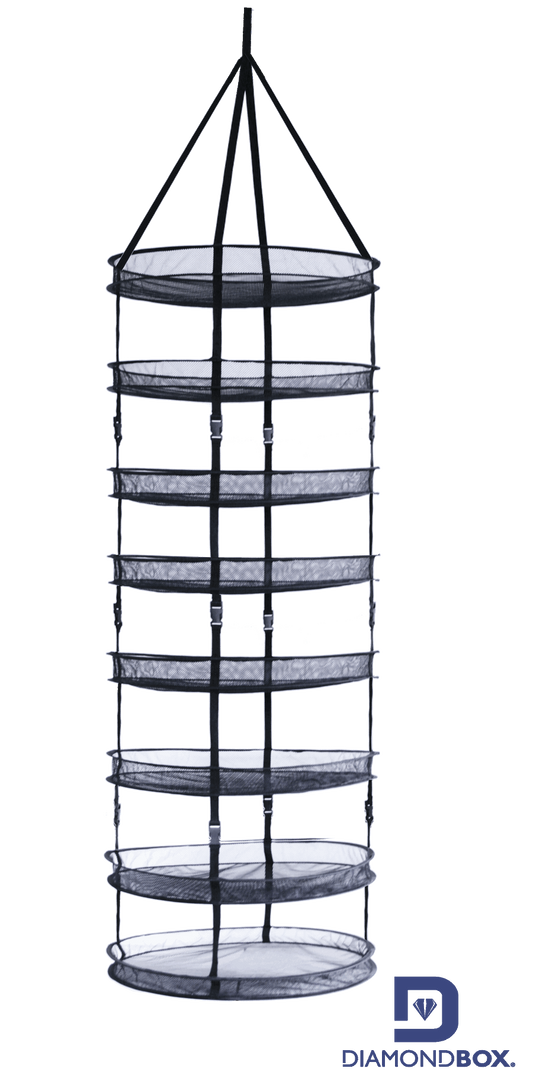  - DiamondBox Trockennetz, Drynet - CLIPPED, offen, Ø90 cm, 8 Ebenen -  