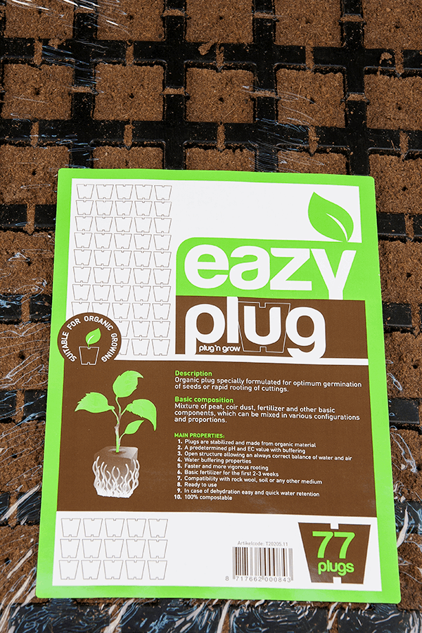  - Eazy Plug®, Stecklingsblöcke, Tray à 77 St., 3,5 x 3,5 cm -  