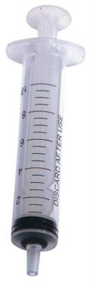  - Einwegspritze, 10 ml, schwarz graduiert, 64 St je Beutel -  