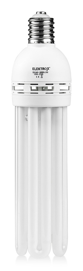  - Energiesparlampe Elektrox Flower 125 W, 2700 K, 5U, E40-Fassung, für Blüte -  