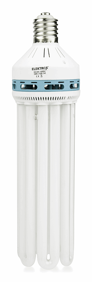  - Energiesparlampe Elektrox Flower 200 W, 2700 K, 6U, E40-Fassung, für Blüte -  