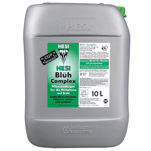  - HESI Blüh Complex (Blüte/Erde), 10 L für 2000 L Gießwasser -  