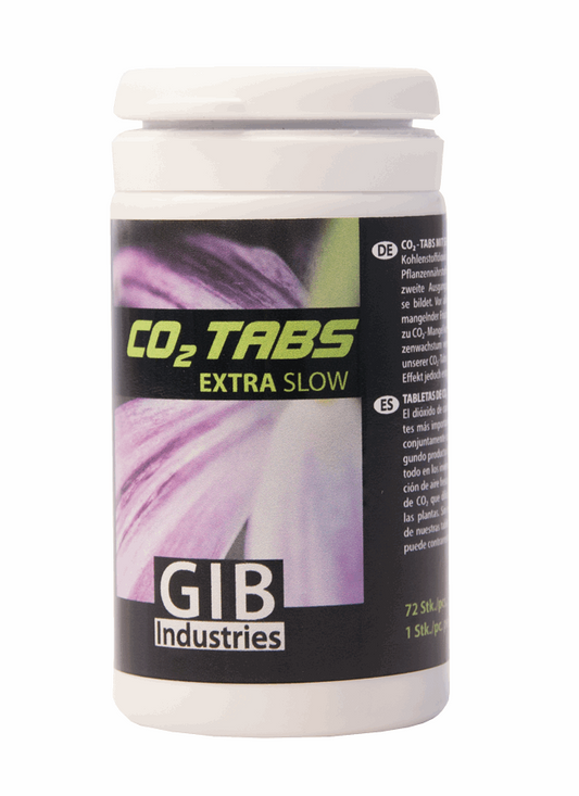  - GIB Industries CO2 Tabs Extra Slow, 1 Dose mit 72 Tabletten -  