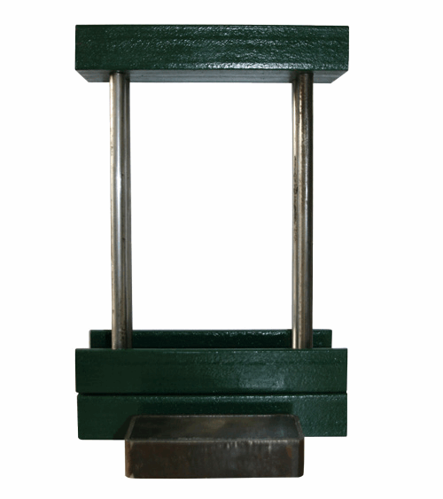  - GIB Industries Verstärkter Pressrahmen, mit Pressform 14 x 6 x 3 cm (aussen), bis zu 12 t -  