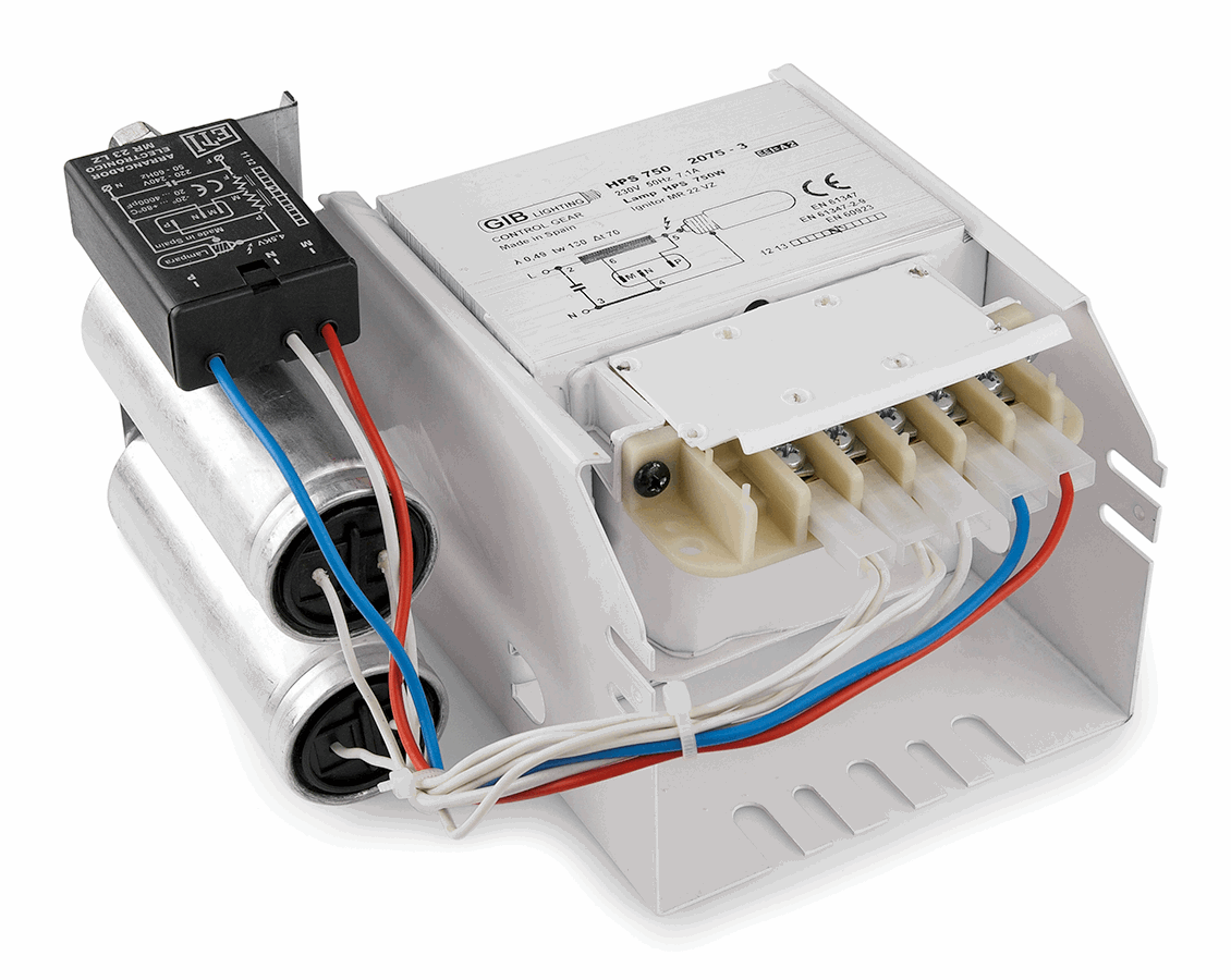  - GIB Lighting PRO-X, magnetisches Vorschaltgerät, 750 W, für HPS- und MH-Leuchtmittel -  