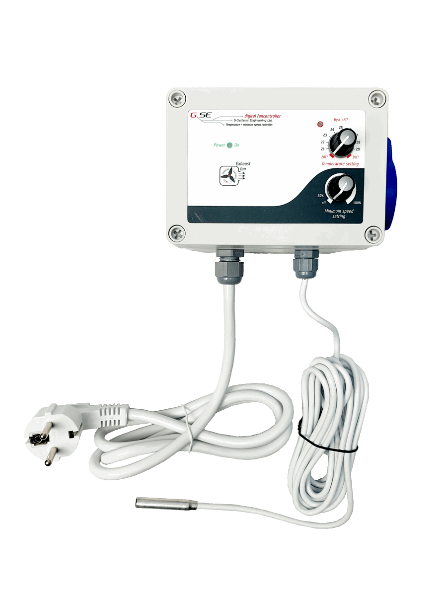  - GSE Klima-Regler für Temp. und Minimalgeschwindigkeit, 10 A, 2300 W -  