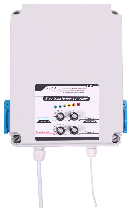  - GSE Stufentransformator (2 Lüfter), für Temperatur und Luftfeuchtigkeit, 8 A -  
