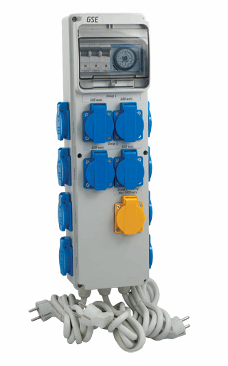  - GSE Timer Box III, 12 x 600 W + Heizung -  