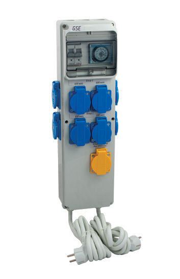  - GSE Timer Box III, 8 x 600 W + Heizung -  