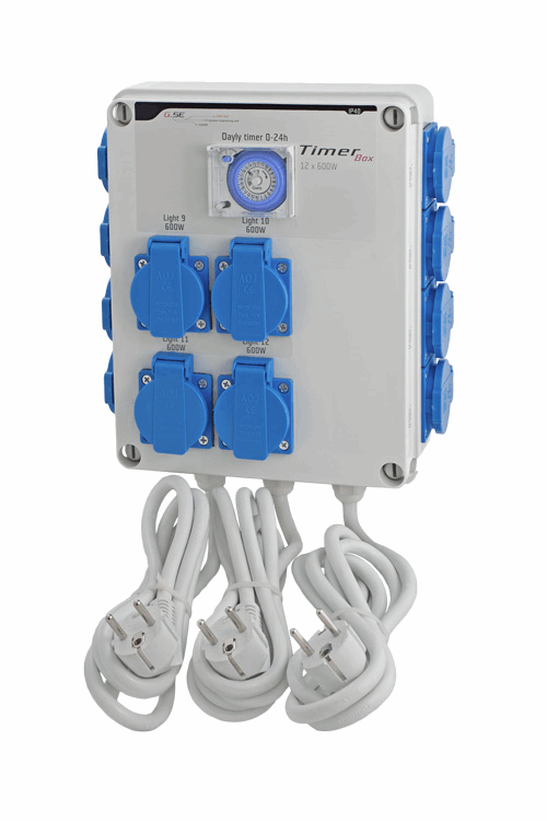  - GSE Timer Box II, 12 x 600 W -  