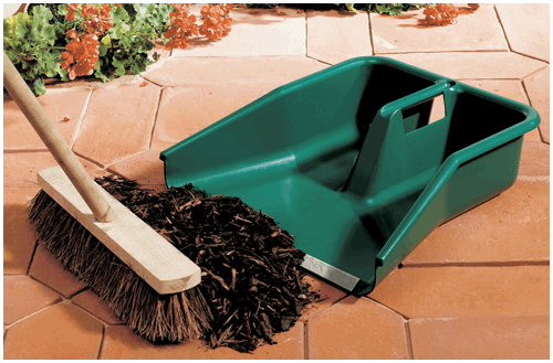  - Garland Kehrschaufel, groß, grün, 55 x 15 x 49 cm -  