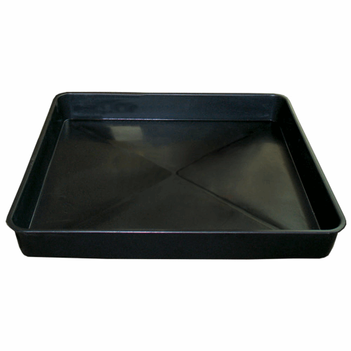  - Garland Pflanzschale, klein, schwarz, quadratisch, 60 x 60 x 7 cm -  