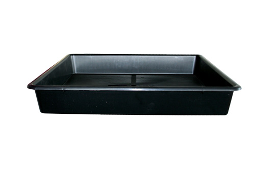  - Garland Pflanzschale, schwarz, 80 cm x 80 cm, Tiefe 12 cm, 76,8 L -  