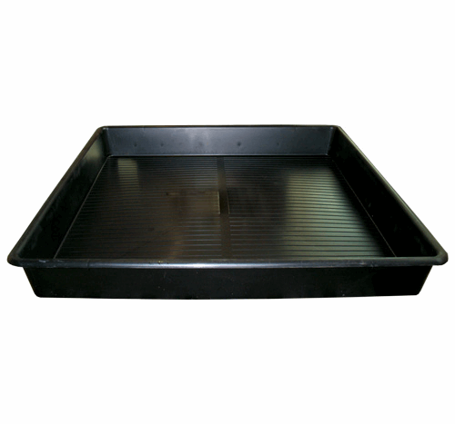  - Garland Pflanzschale, schwarz, quadratisch, 100 x 100 x 12 cm -  