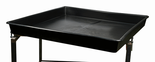  - Garland Pflanzschale, schwarz, quadratisch, 120 x 120 x 12 cm -  