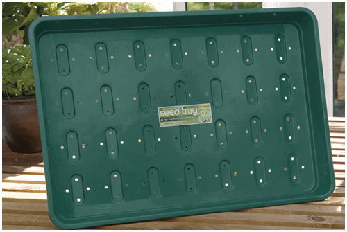  - Garland Zimmer-Gewächshausboden für 'XL High Dome', grün, Boden gelocht, 58 x 40 x 7 cm -  