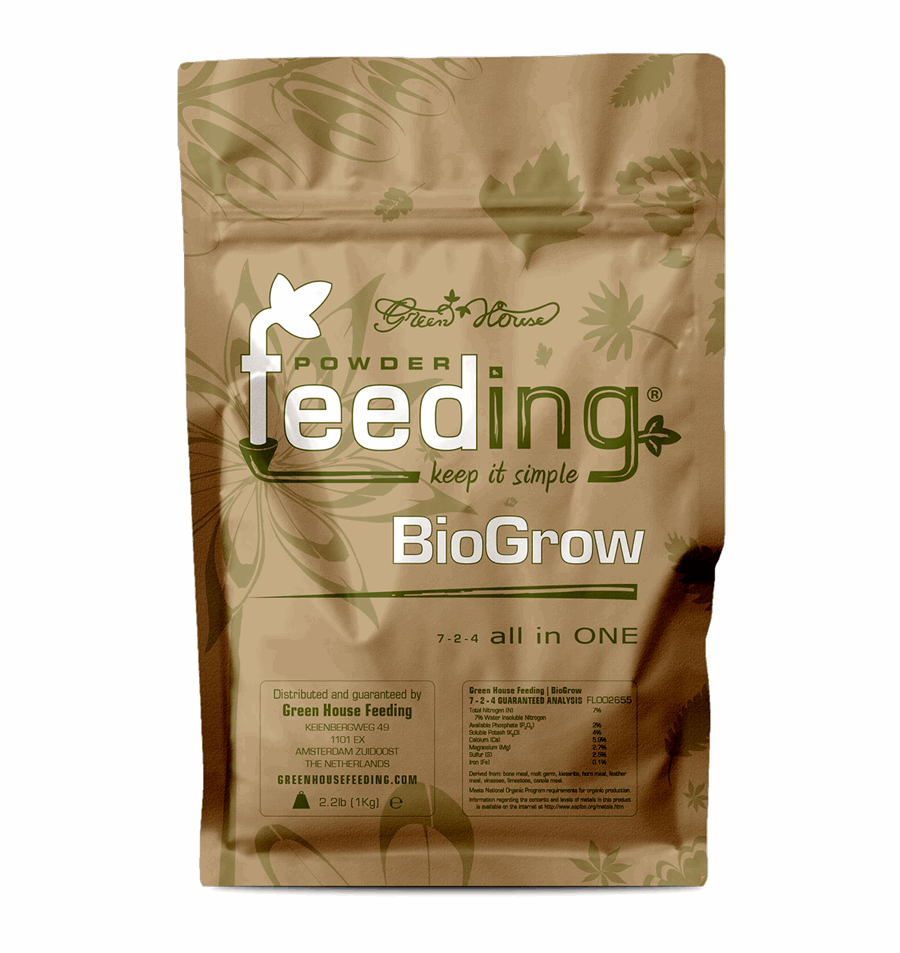  - Green House Feeding, BioGrow, Pulverdünger, 500 g -  