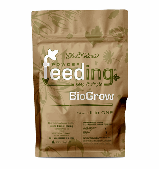  - Green House Feeding, BioGrow, Pulverdünger, 500 g -  